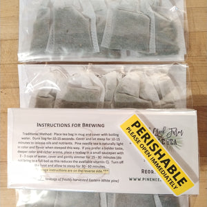 Immune Boosting Pine Needle Tea - Fresh Organic Eastern White Pine Needle Tea Bags